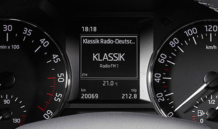 Skoda Octavia 3 Driver Information Display i902D-OC3